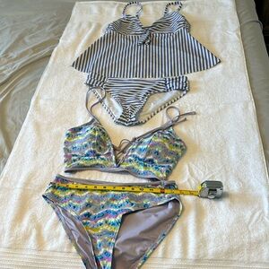 Bikinis two. Bottom size small and top size medium